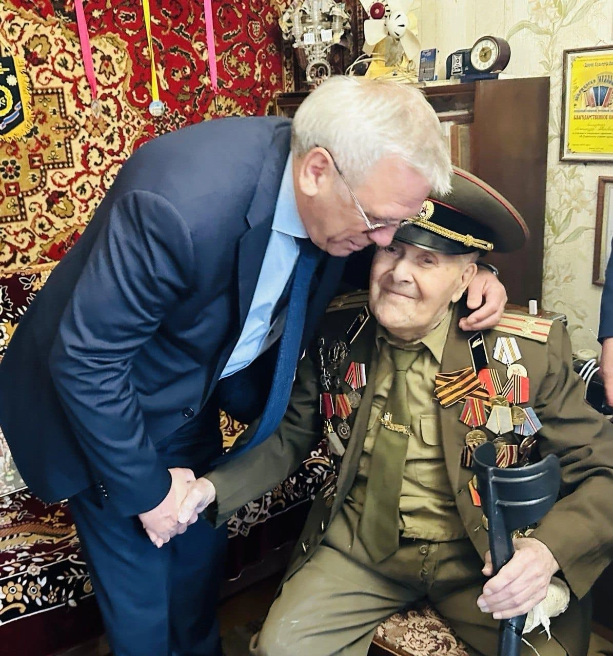 104 года исполнилось ветерану Великой Отечественной войны Александру Самарину из Дзержинска